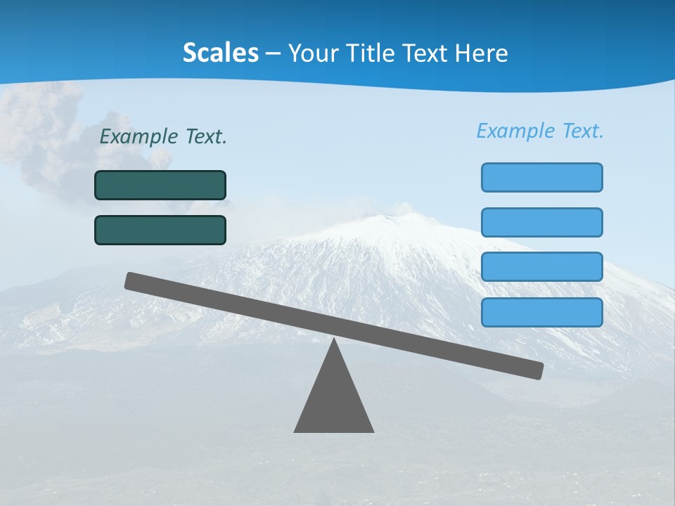 Woods Erupting Land PowerPoint Template