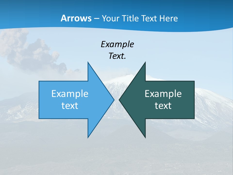 Woods Erupting Land PowerPoint Template
