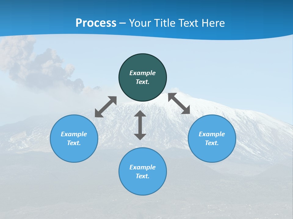 Woods Erupting Land PowerPoint Template