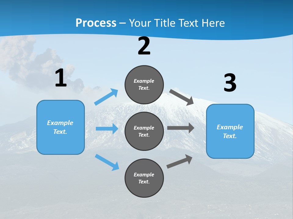 Woods Erupting Land PowerPoint Template