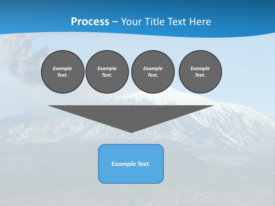 Woods Erupting Land PowerPoint Template