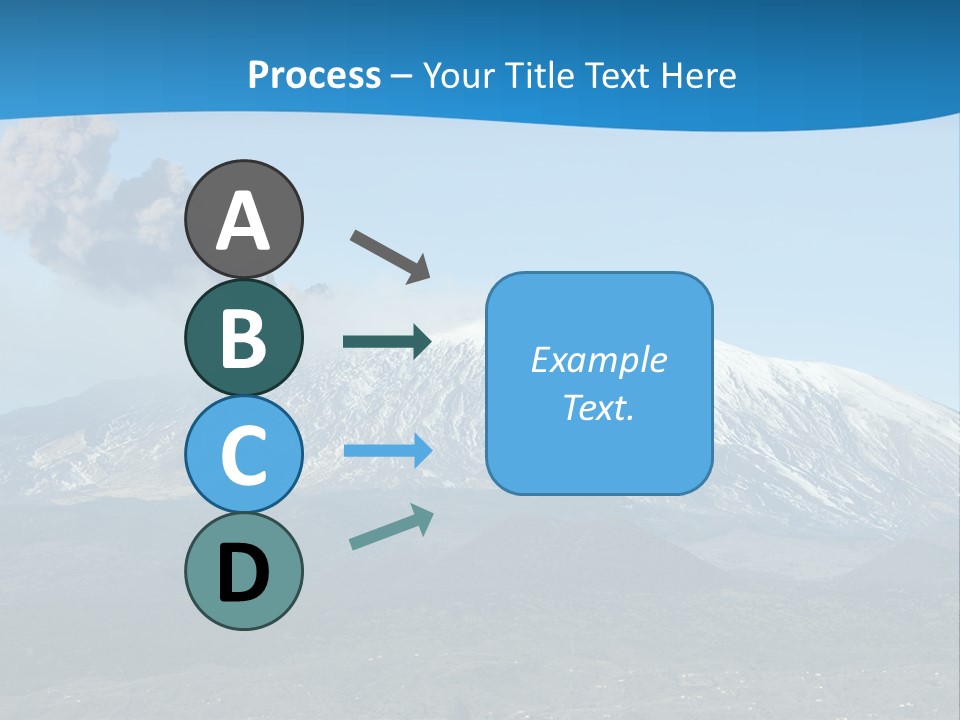 Woods Erupting Land PowerPoint Template