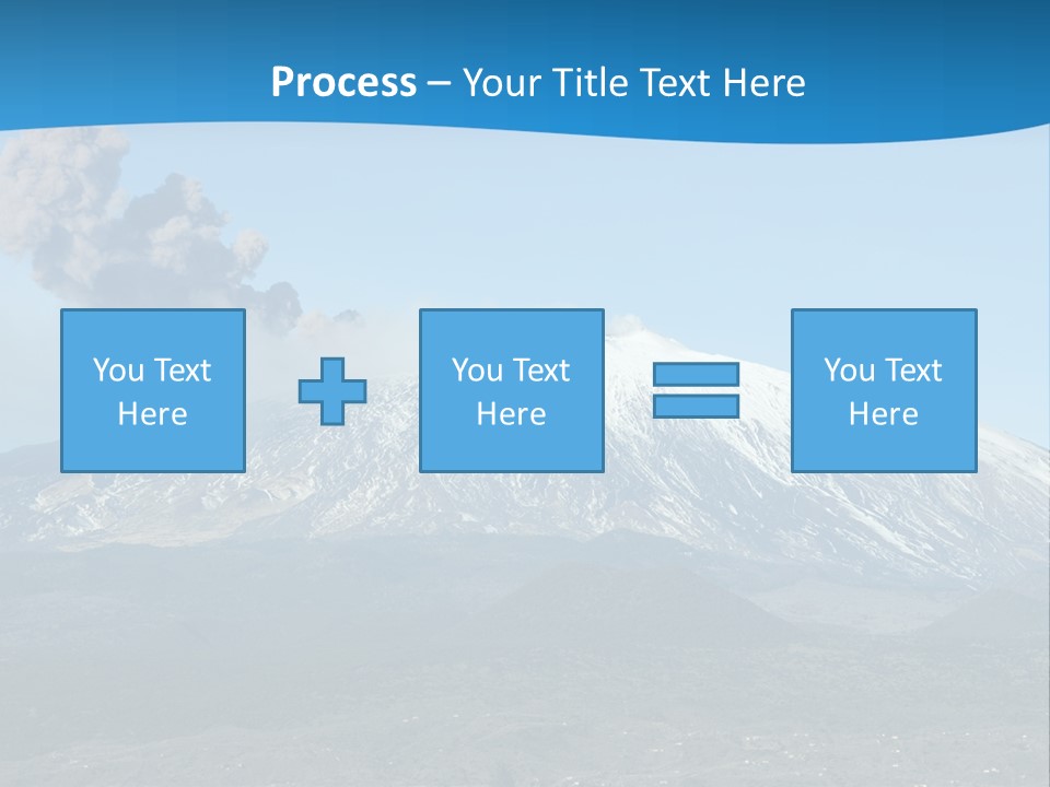 Woods Erupting Land PowerPoint Template