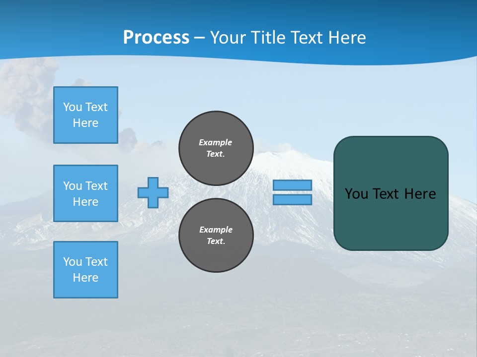 Woods Erupting Land PowerPoint Template