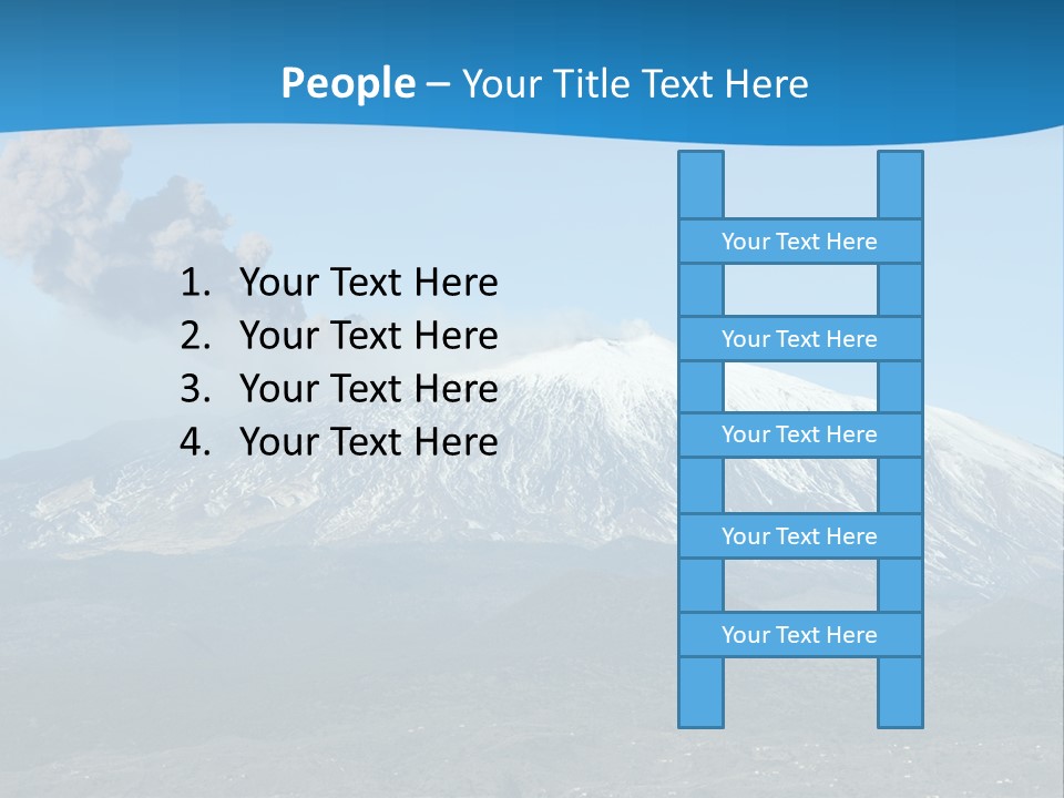 Woods Erupting Land PowerPoint Template