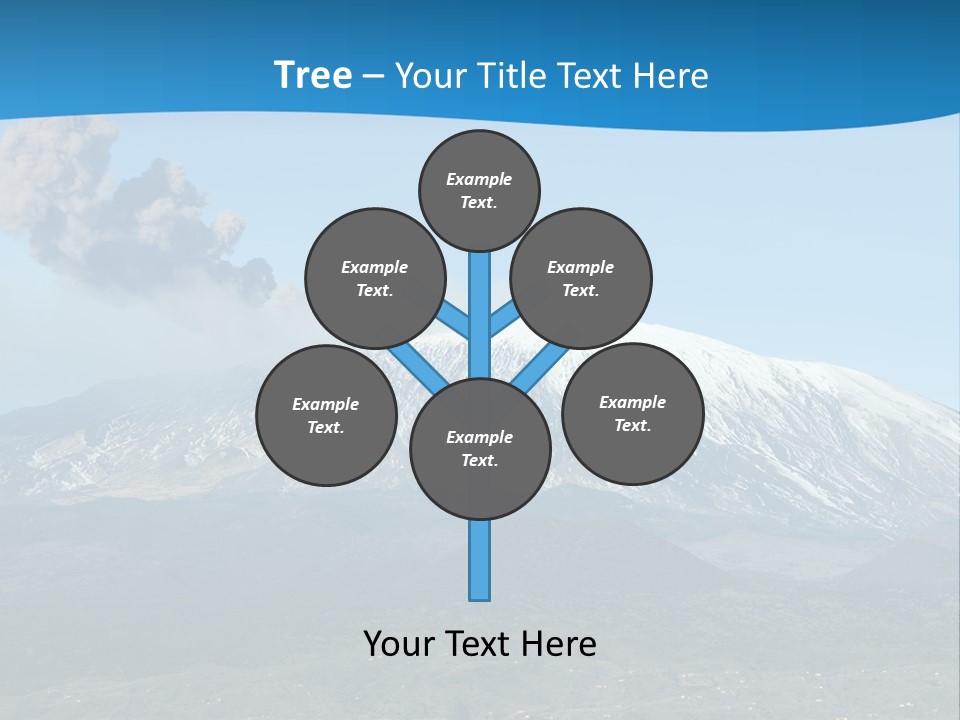 Woods Erupting Land PowerPoint Template