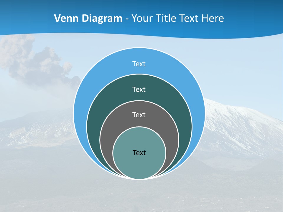 Woods Erupting Land PowerPoint Template