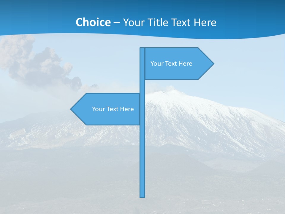 Woods Erupting Land PowerPoint Template