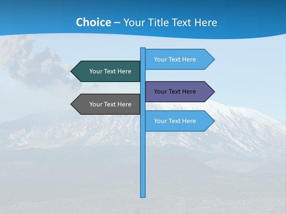 Woods Erupting Land PowerPoint Template