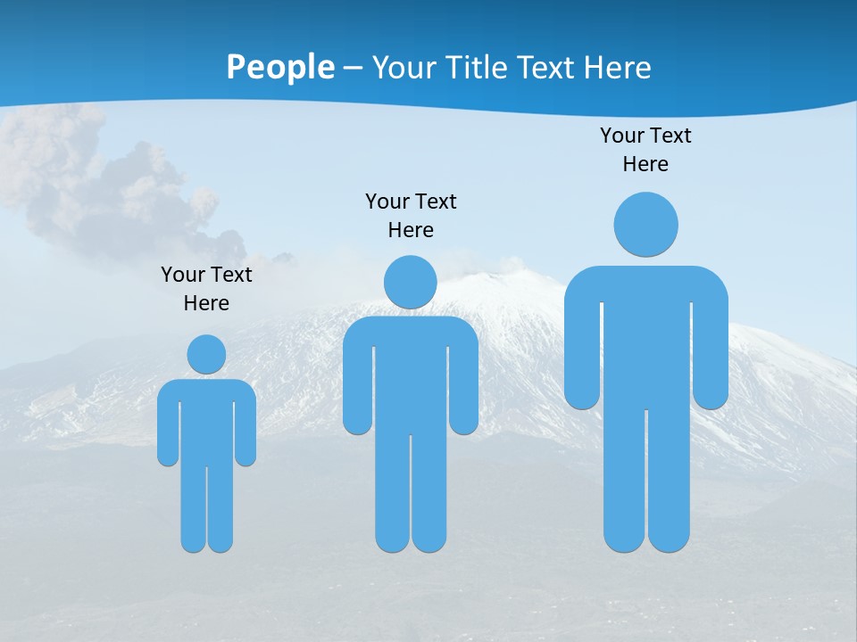 Woods Erupting Land PowerPoint Template