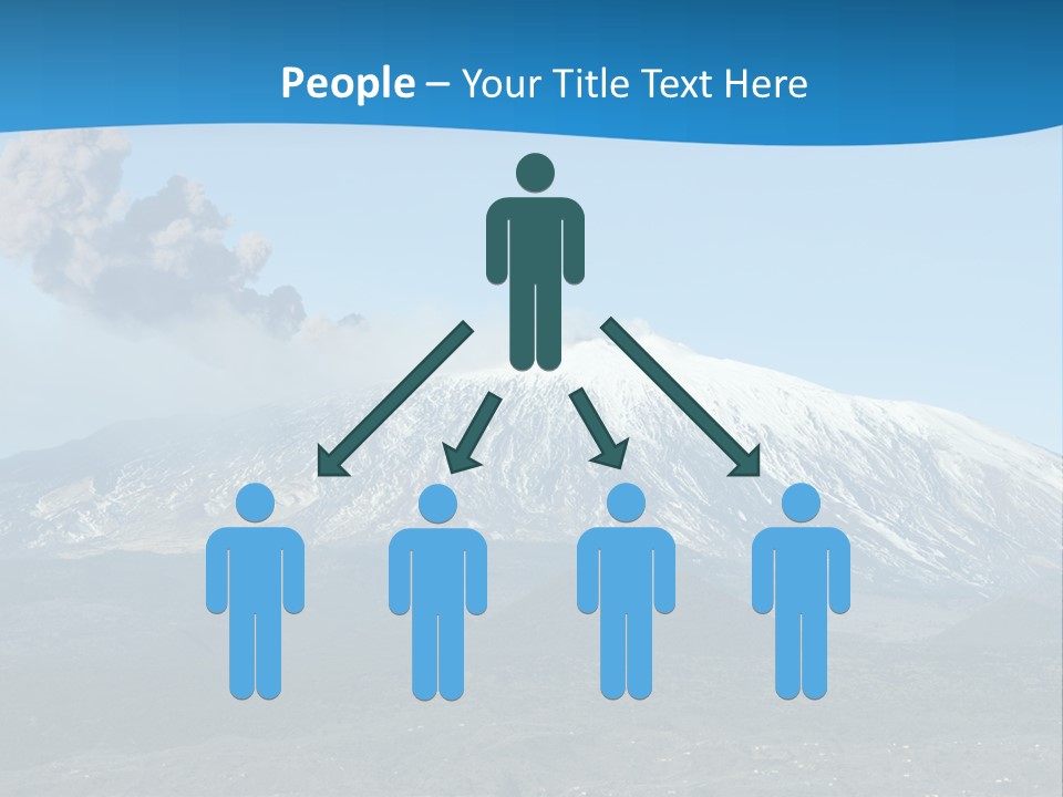 Woods Erupting Land PowerPoint Template