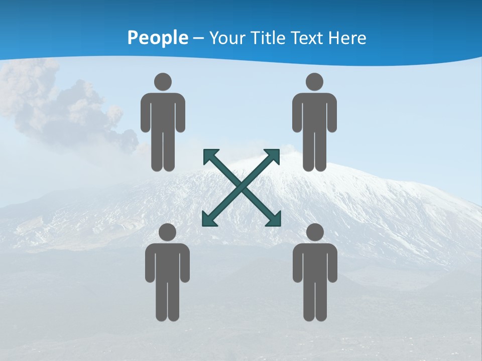 Woods Erupting Land PowerPoint Template