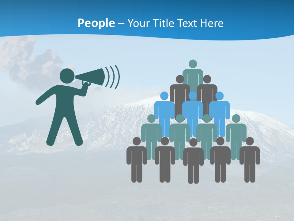 Woods Erupting Land PowerPoint Template