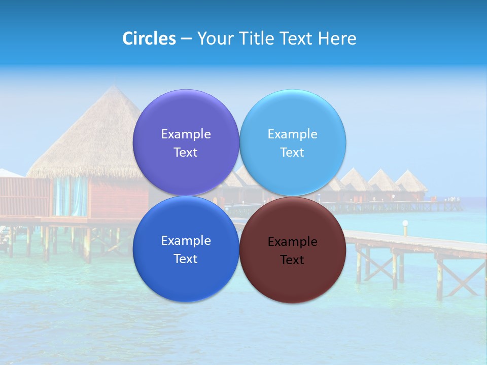 Beach Edge House PowerPoint Template