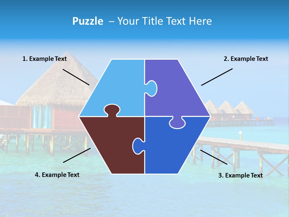 Beach Edge House PowerPoint Template