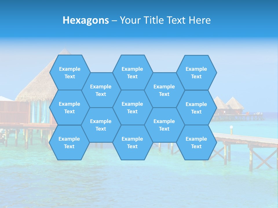 Beach Edge House PowerPoint Template