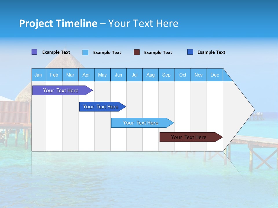 Beach Edge House PowerPoint Template