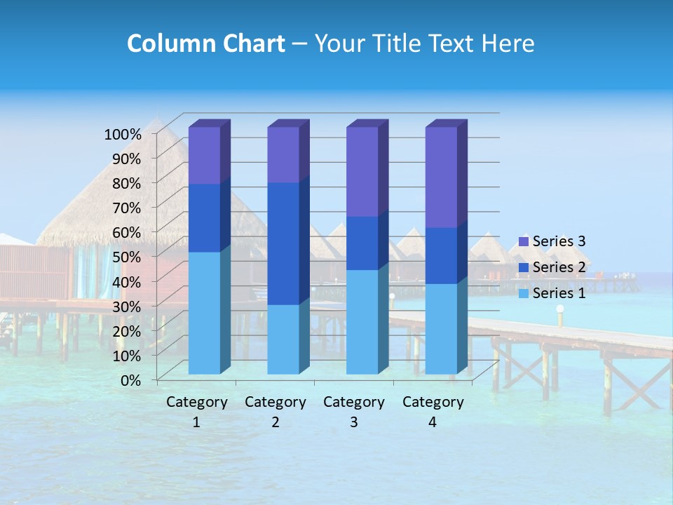 Beach Edge House PowerPoint Template