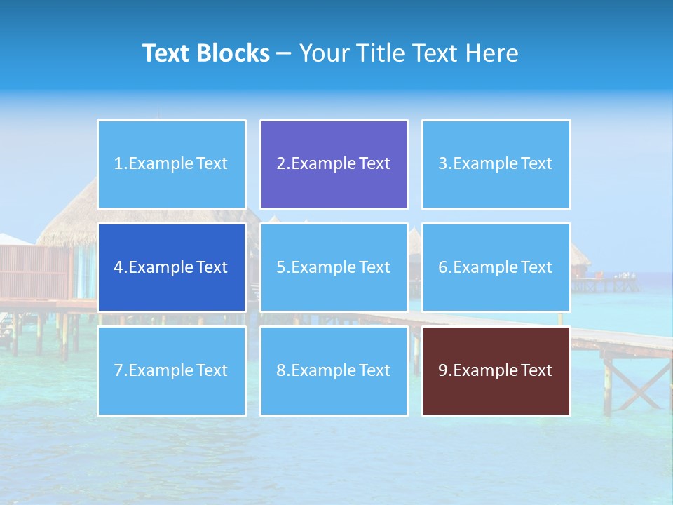 Beach Edge House PowerPoint Template