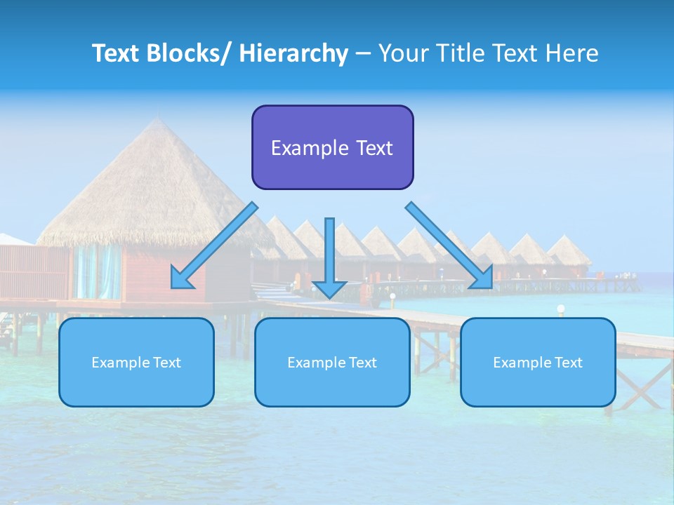 Beach Edge House PowerPoint Template