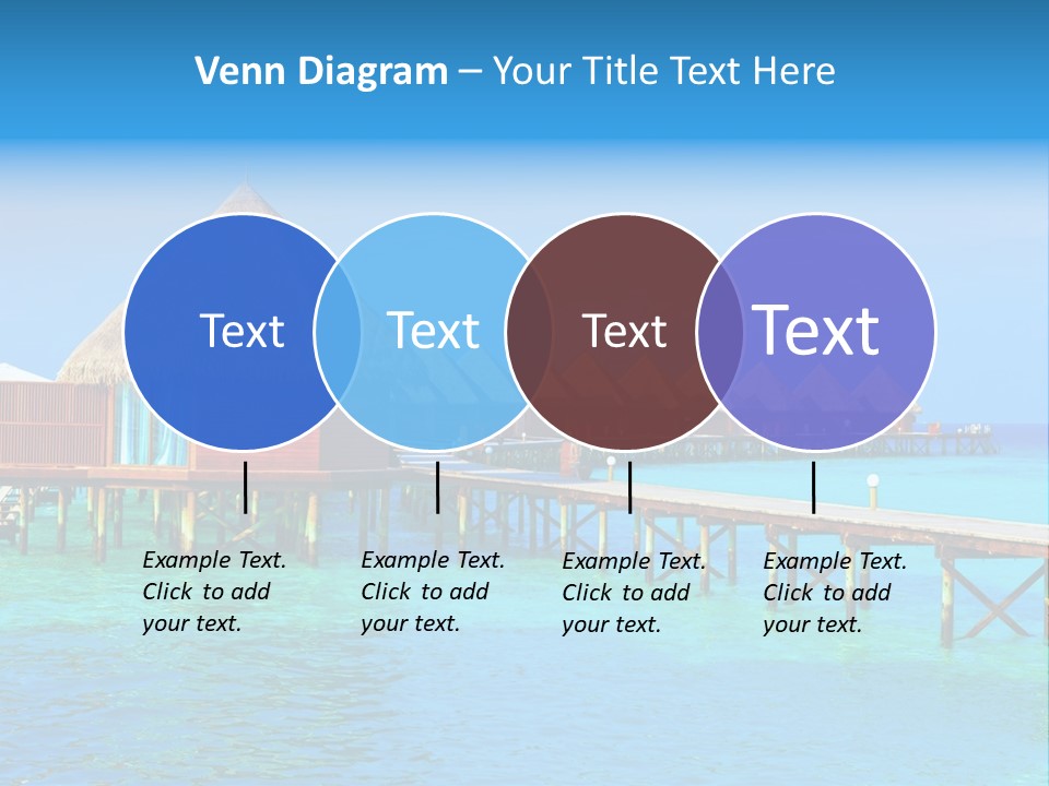 Beach Edge House PowerPoint Template