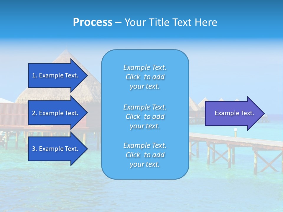Beach Edge House PowerPoint Template