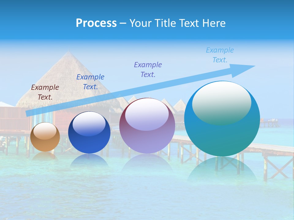 Beach Edge House PowerPoint Template