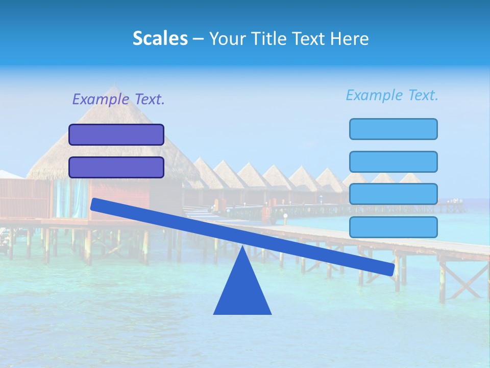 Beach Edge House PowerPoint Template