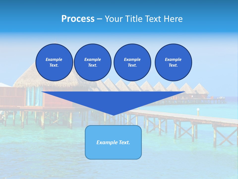 Beach Edge House PowerPoint Template