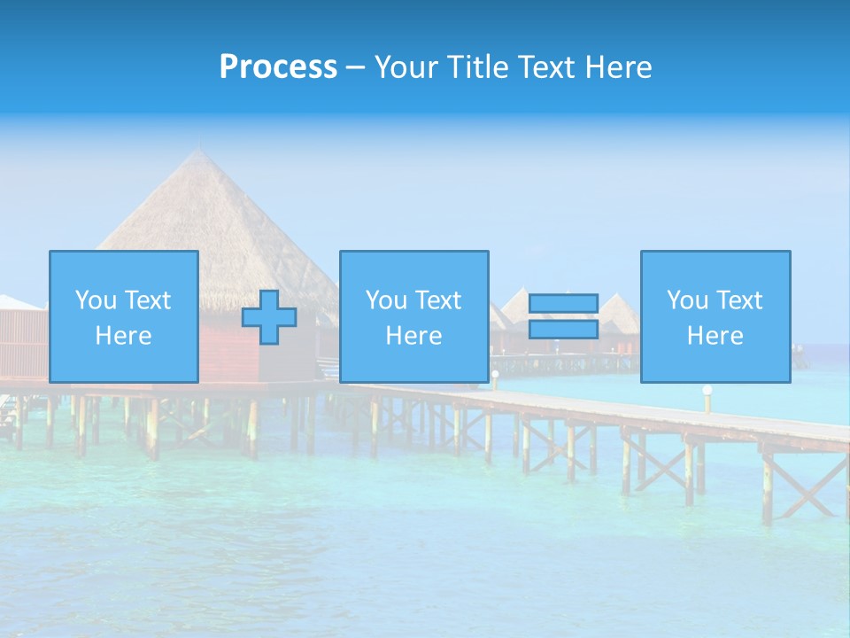 Beach Edge House PowerPoint Template