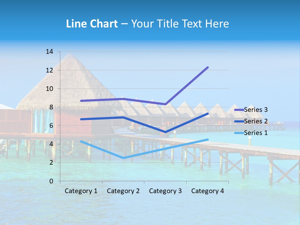 Beach Edge House PowerPoint Template