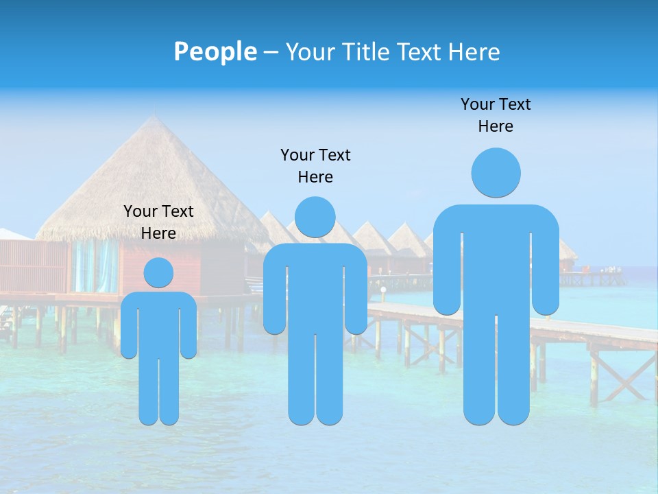 Beach Edge House PowerPoint Template