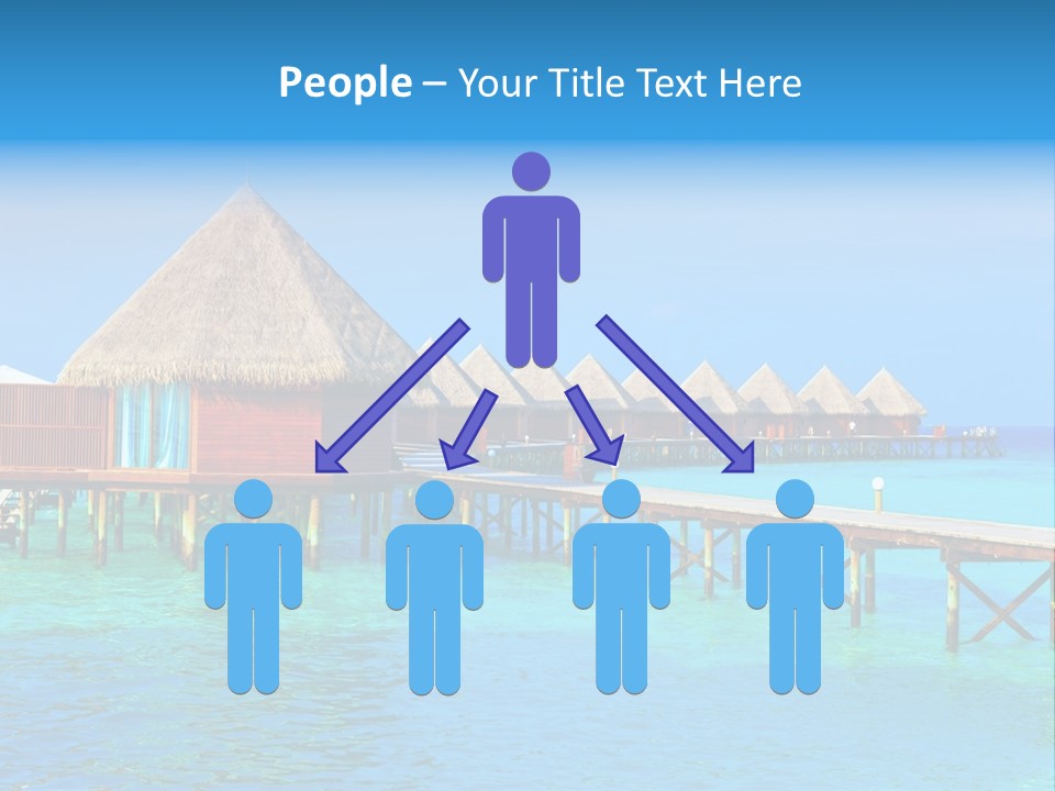 Beach Edge House PowerPoint Template