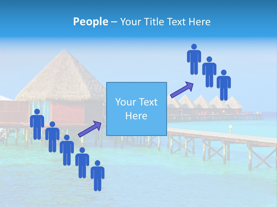 Beach Edge House PowerPoint Template