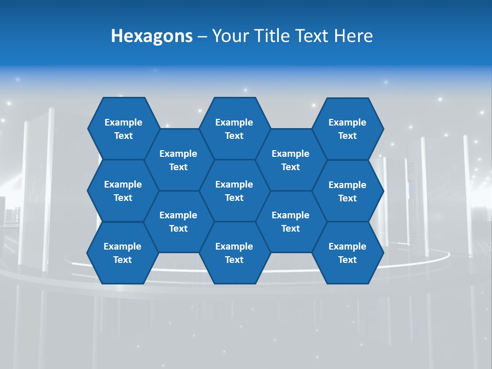 Link Metal Computer PowerPoint Template