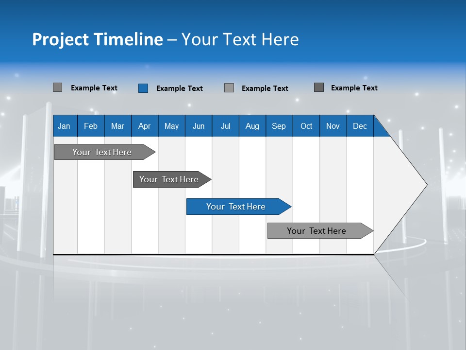 Link Metal Computer PowerPoint Template