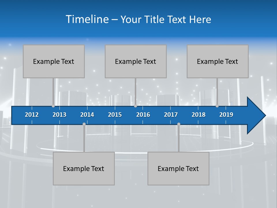 Link Metal Computer PowerPoint Template