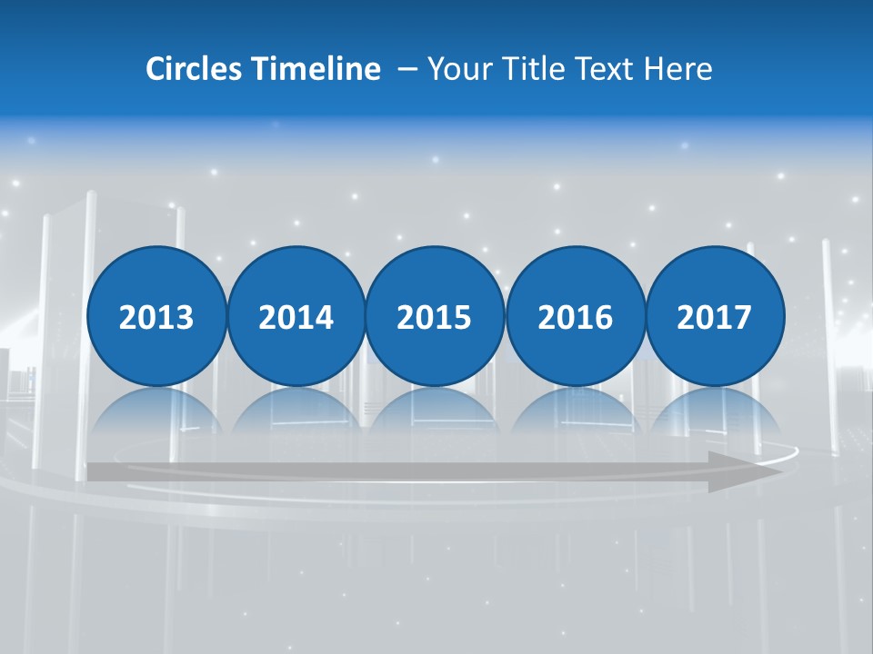 Link Metal Computer PowerPoint Template