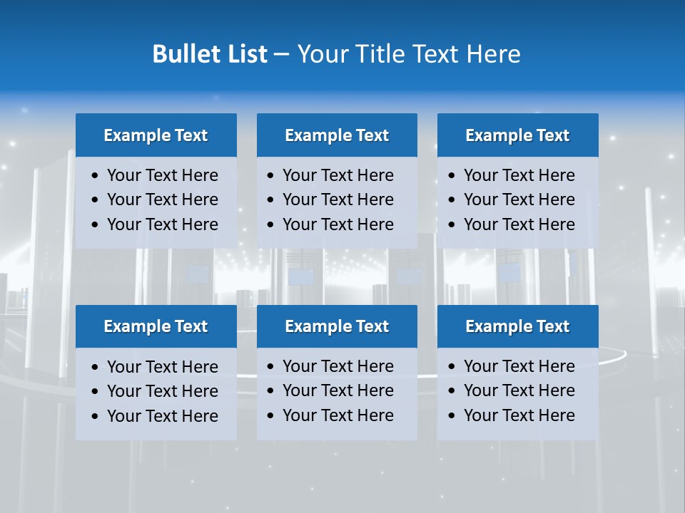Link Metal Computer PowerPoint Template