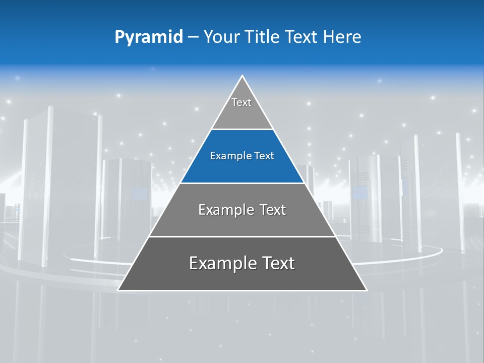 Link Metal Computer PowerPoint Template