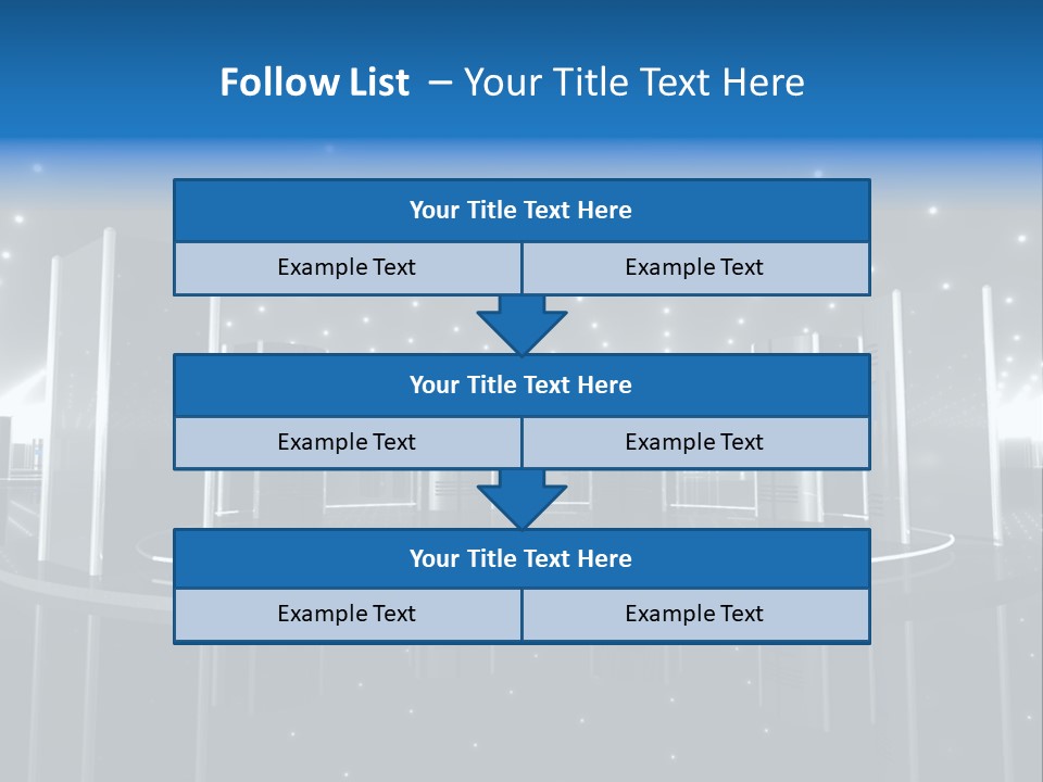 Link Metal Computer PowerPoint Template