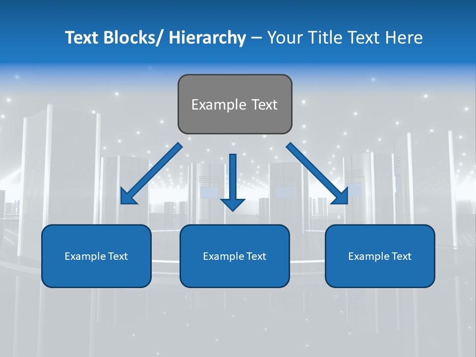 Link Metal Computer PowerPoint Template