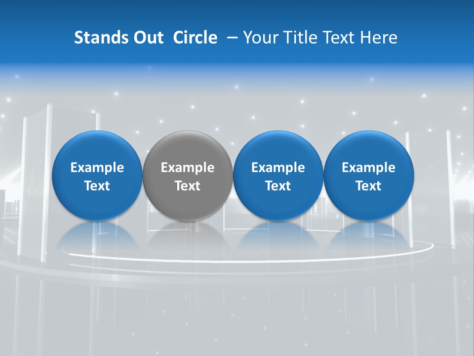 Link Metal Computer PowerPoint Template
