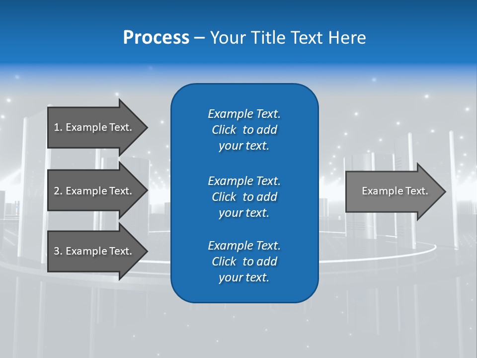 Link Metal Computer PowerPoint Template