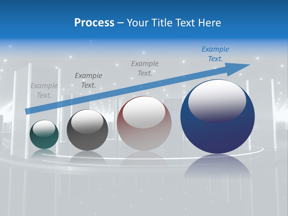 Link Metal Computer PowerPoint Template