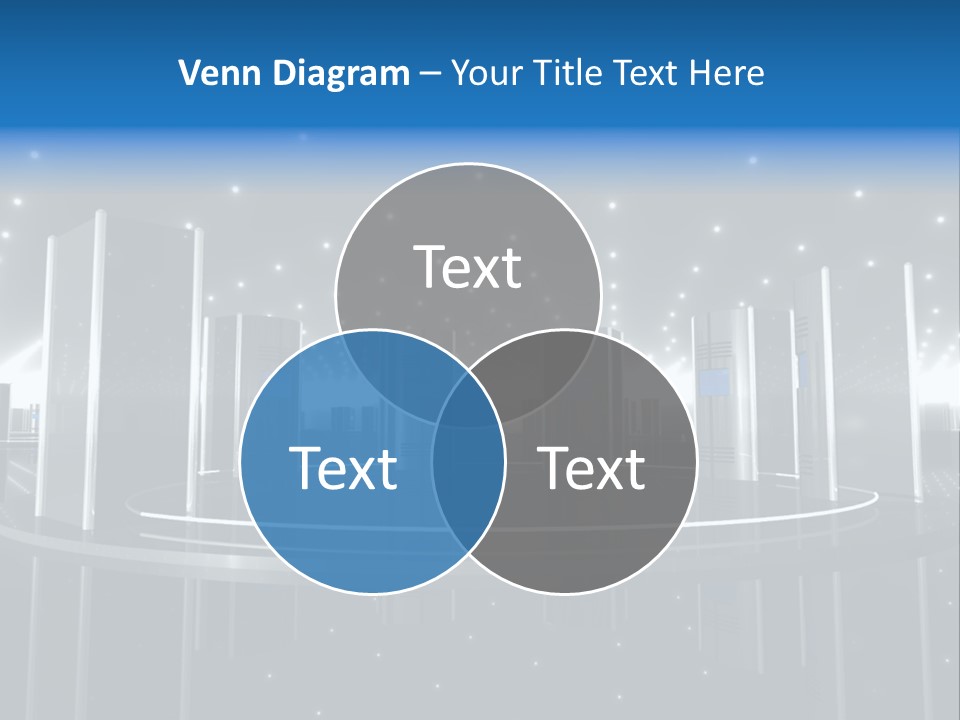 Link Metal Computer PowerPoint Template