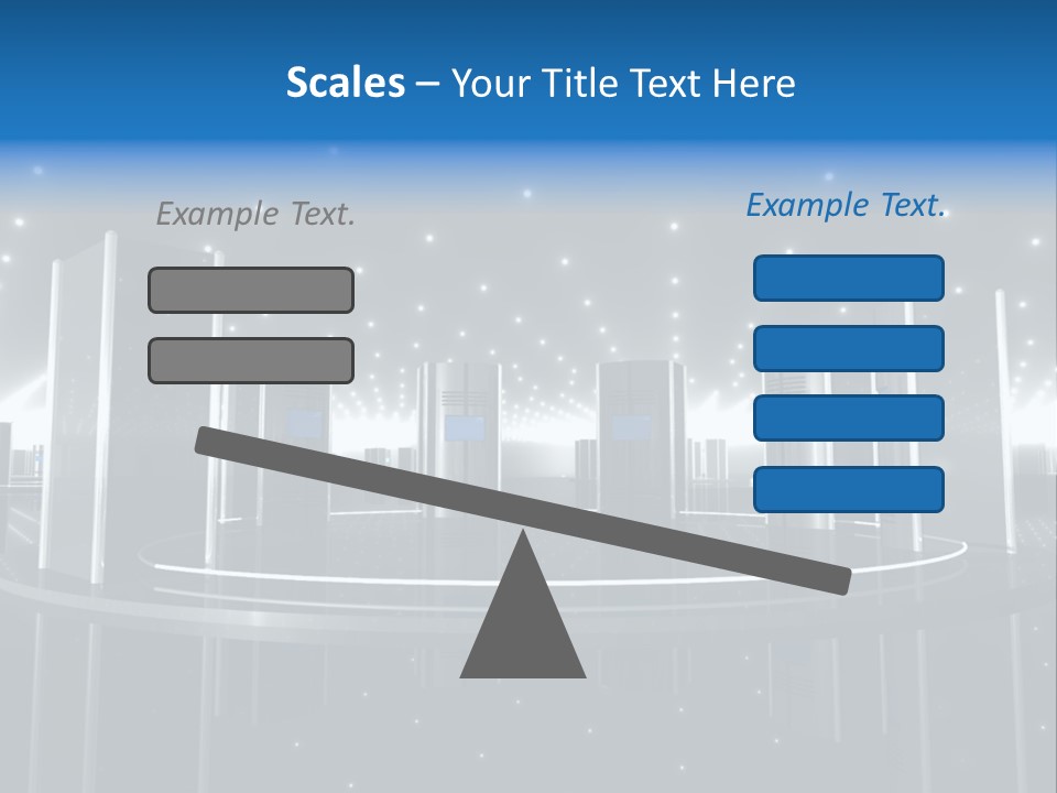 Link Metal Computer PowerPoint Template