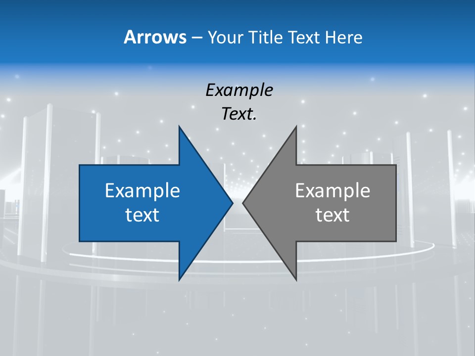 Link Metal Computer PowerPoint Template