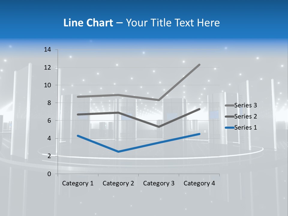 Link Metal Computer PowerPoint Template