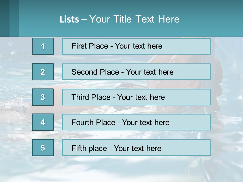Face Water Human PowerPoint Template